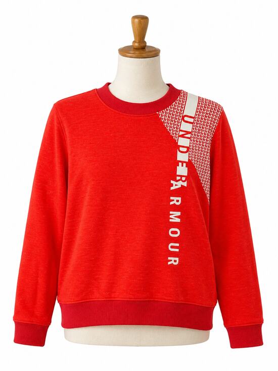 Under Armour Tops - Under Armour ColdGear Sweatshirt Neon Logo Pullover Athletic Crewneck M